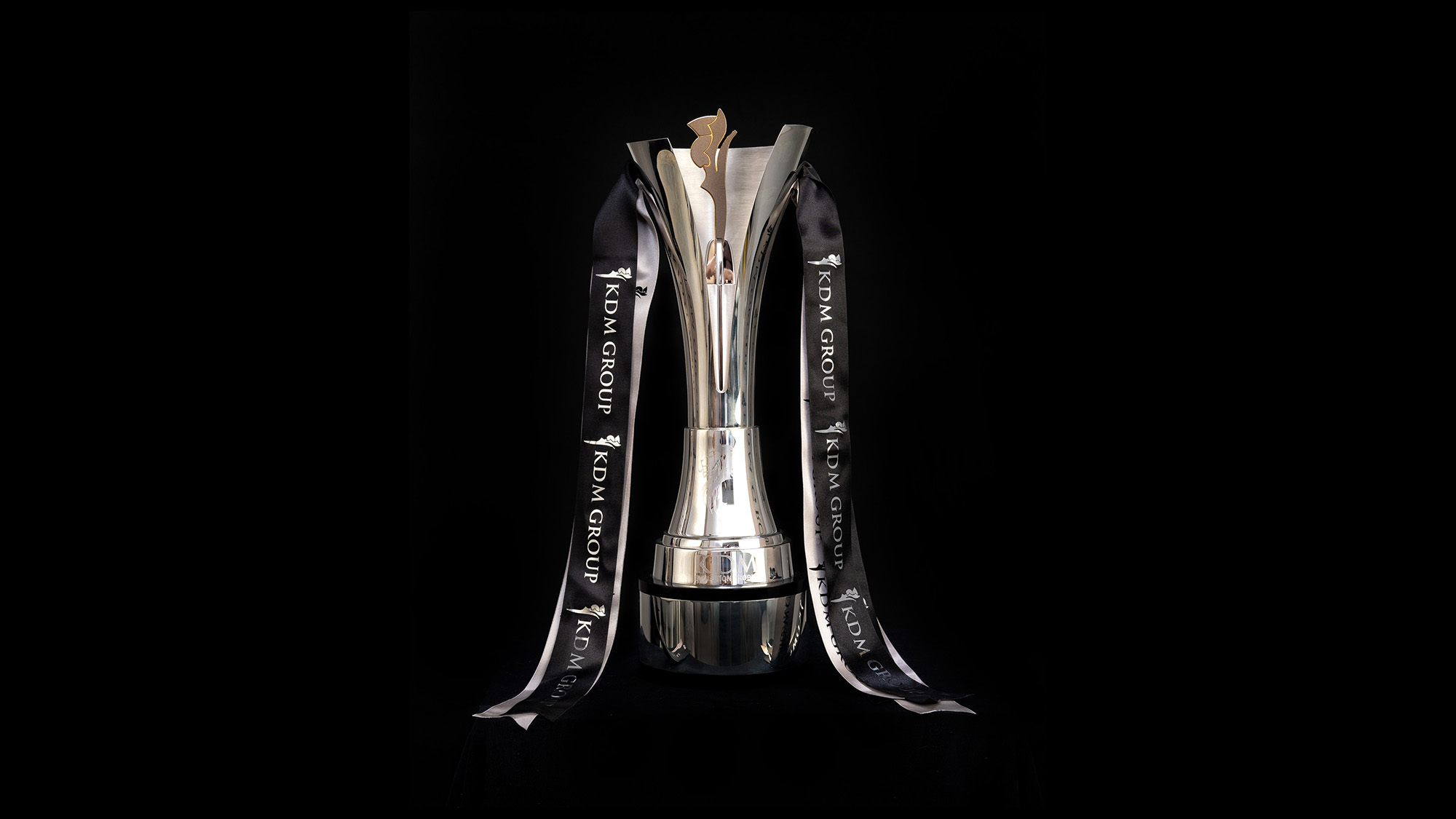 KDM Evolution trophy Designed and Made by british silversmiths thomas lyte landscape