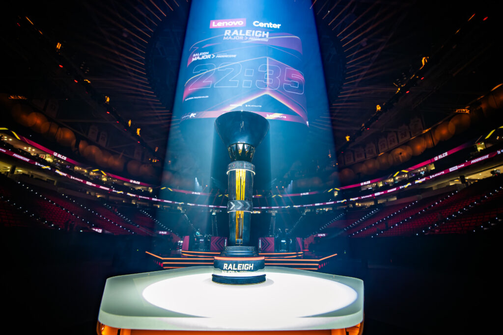 RLCS Raleigh designed and made by Thomas Lyte blast esports partners custom trophy