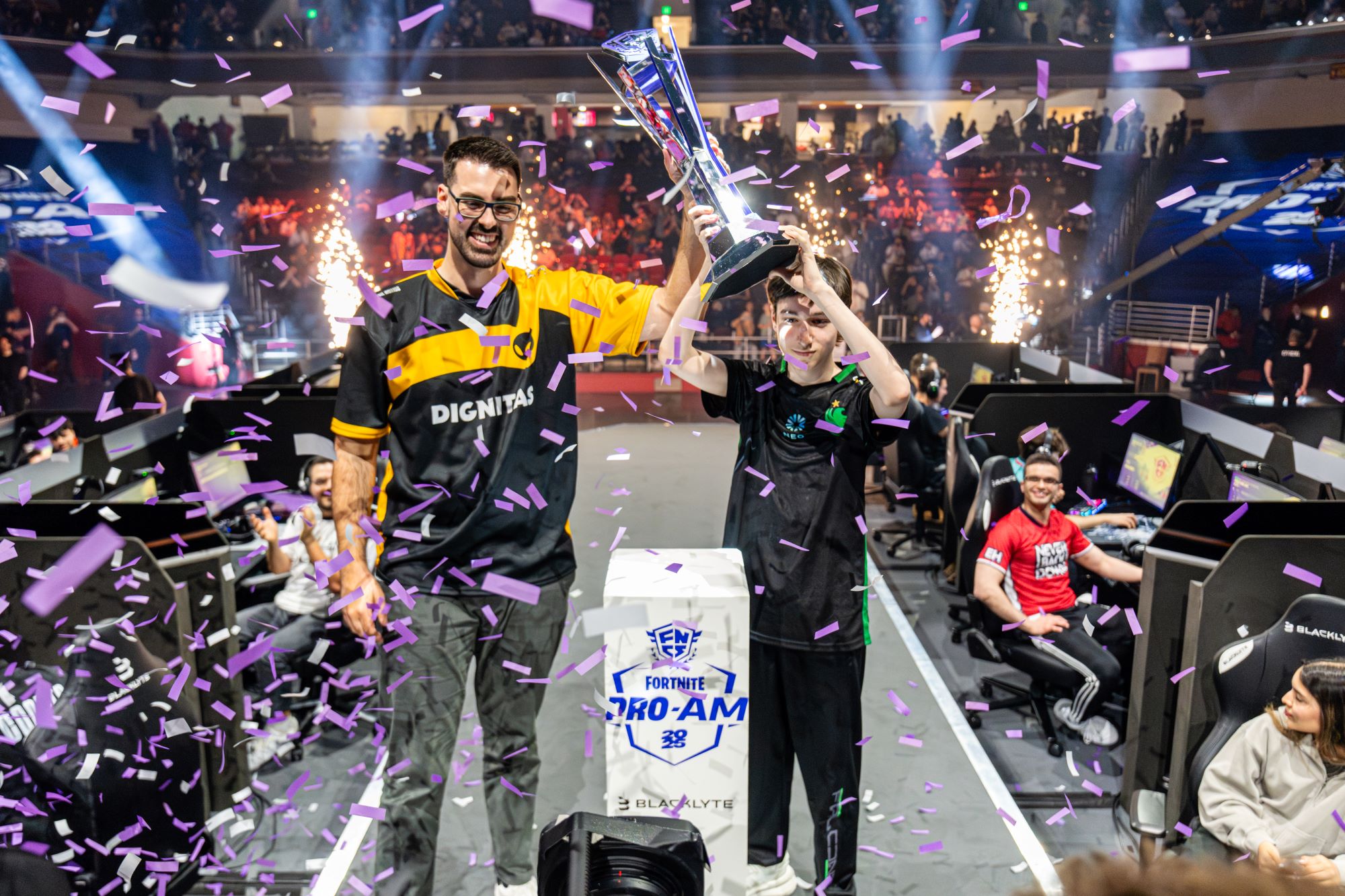 FNCS Fortnite Championship Series Trophy winners Designed and Made by Thomas Lyte esports