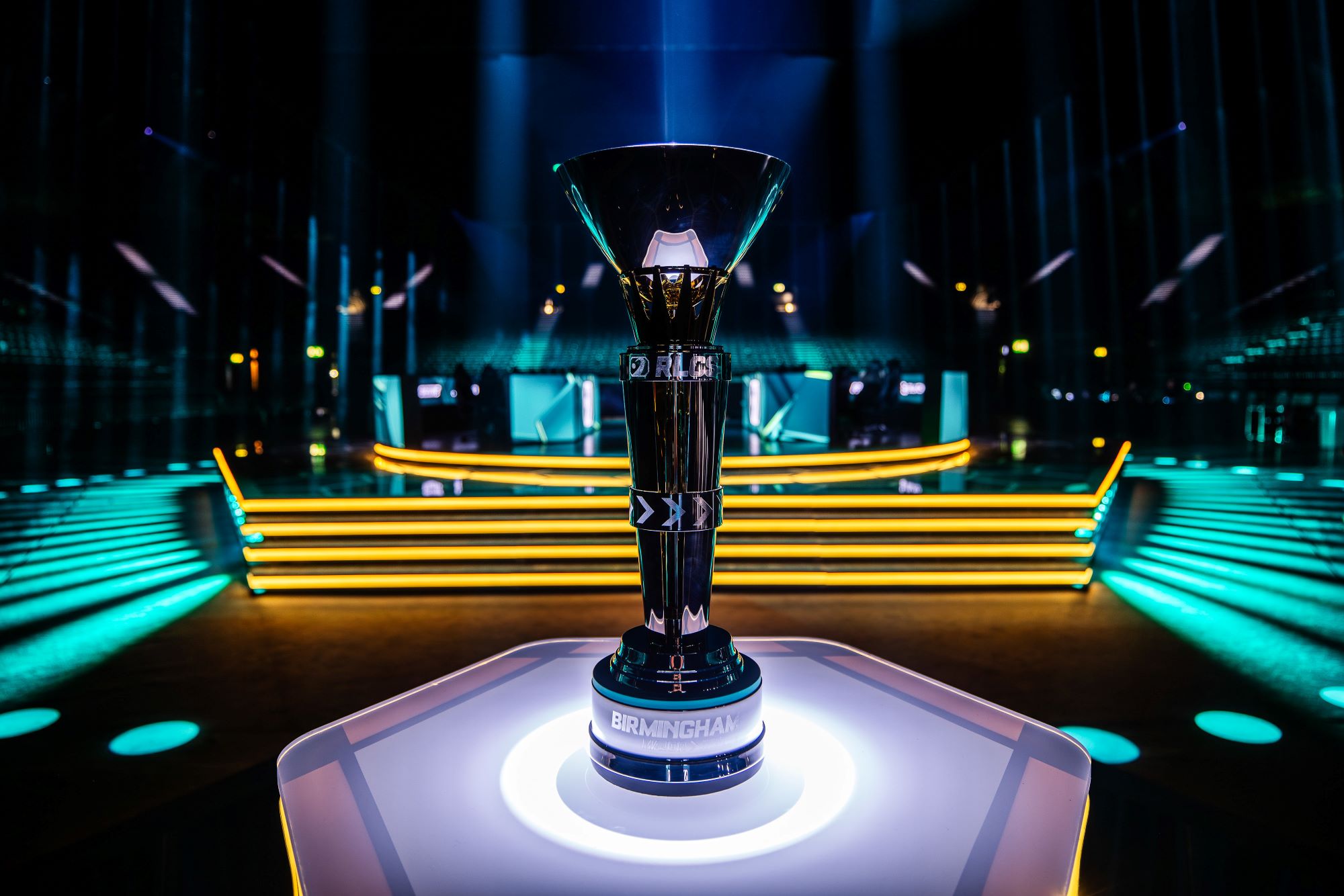 RLCS Birmingham Major trophy designed and made by Thomas Lyte esports BLAST