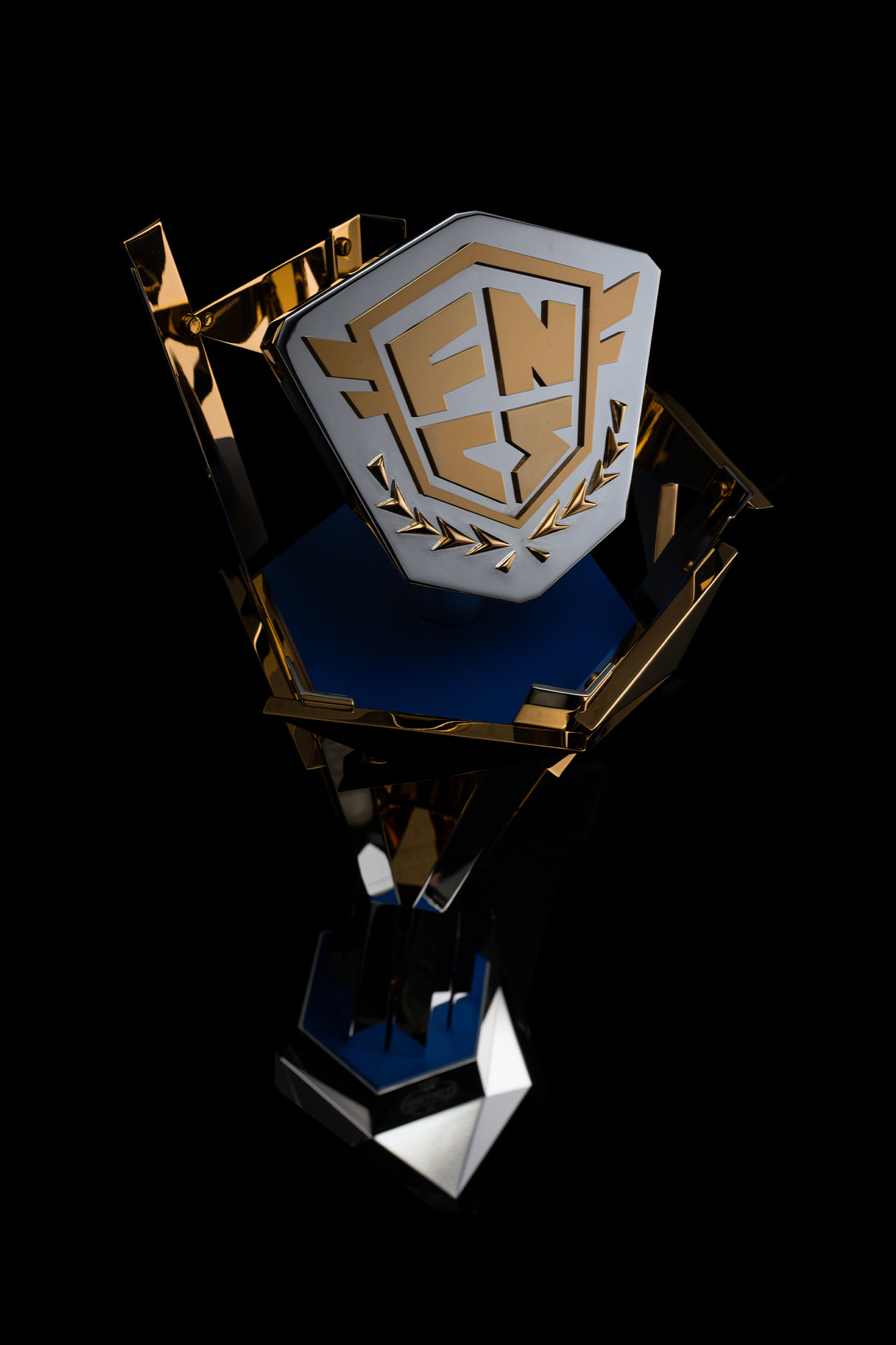 Fortnite Global Championship Trophy Designers and Makers Thomas Lyte FNCS above view