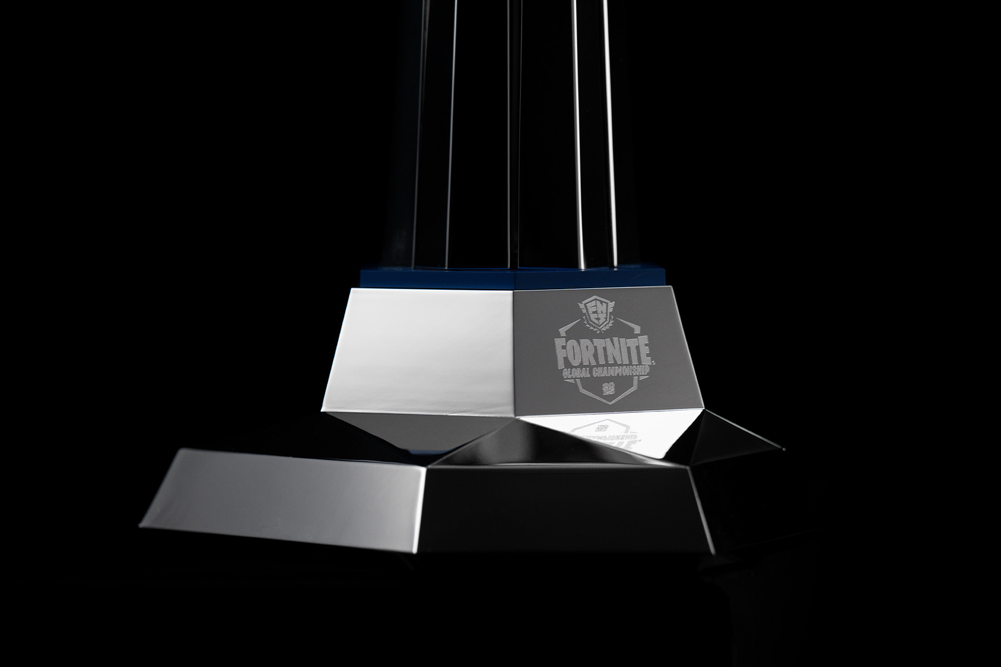 Fortnite Global Championship Trophy Designers and Makers Thomas Lyte plinth landscape