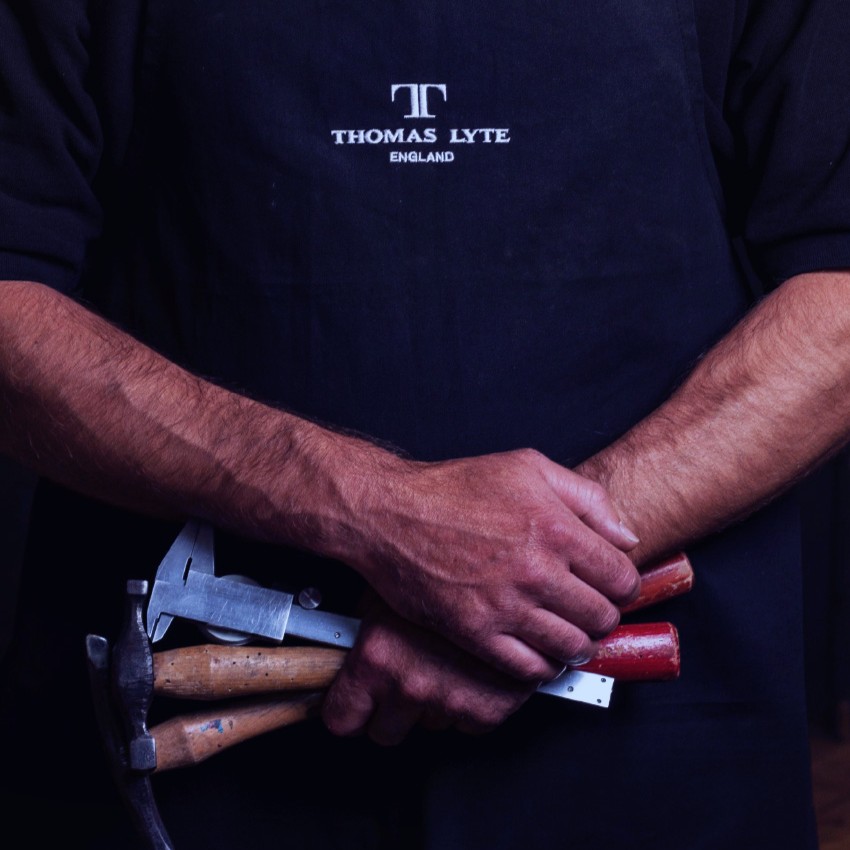Master Silversmith with Tools-Thomas Lyte-Deisgners Makers
