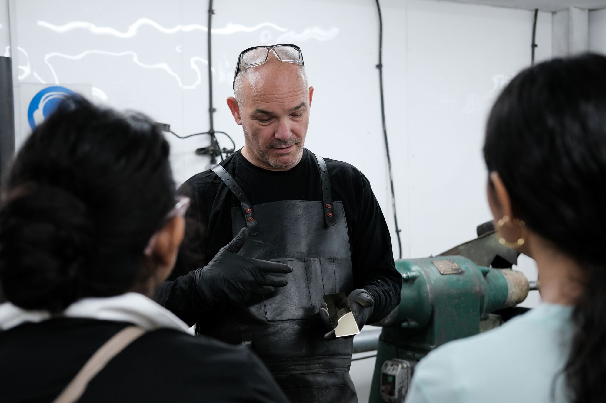 The Creative Dimension Trust-Thomas Lyte Visit-Polishing